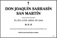 Joaquín Sarrasín San Martín